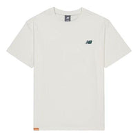 New Balance Athletics Back Print T-shirt Asia Sizing 'White' AMT42323-CIC