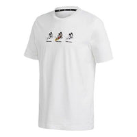 adidas Disney Mickey Pattern Short Sleeve White GL2224