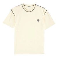 Men's KENZO Embroidered Short Sleeve Beige FA55TS0814BD-03