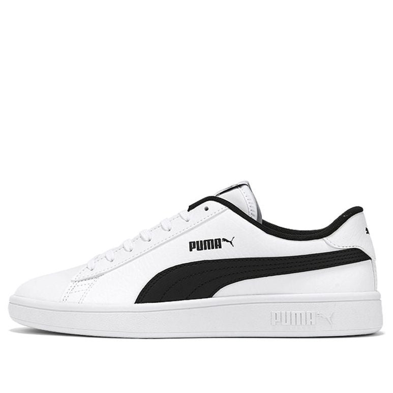 (GS) PUMA Smash v2 Garment Washed Jr Black/White 371471-02
