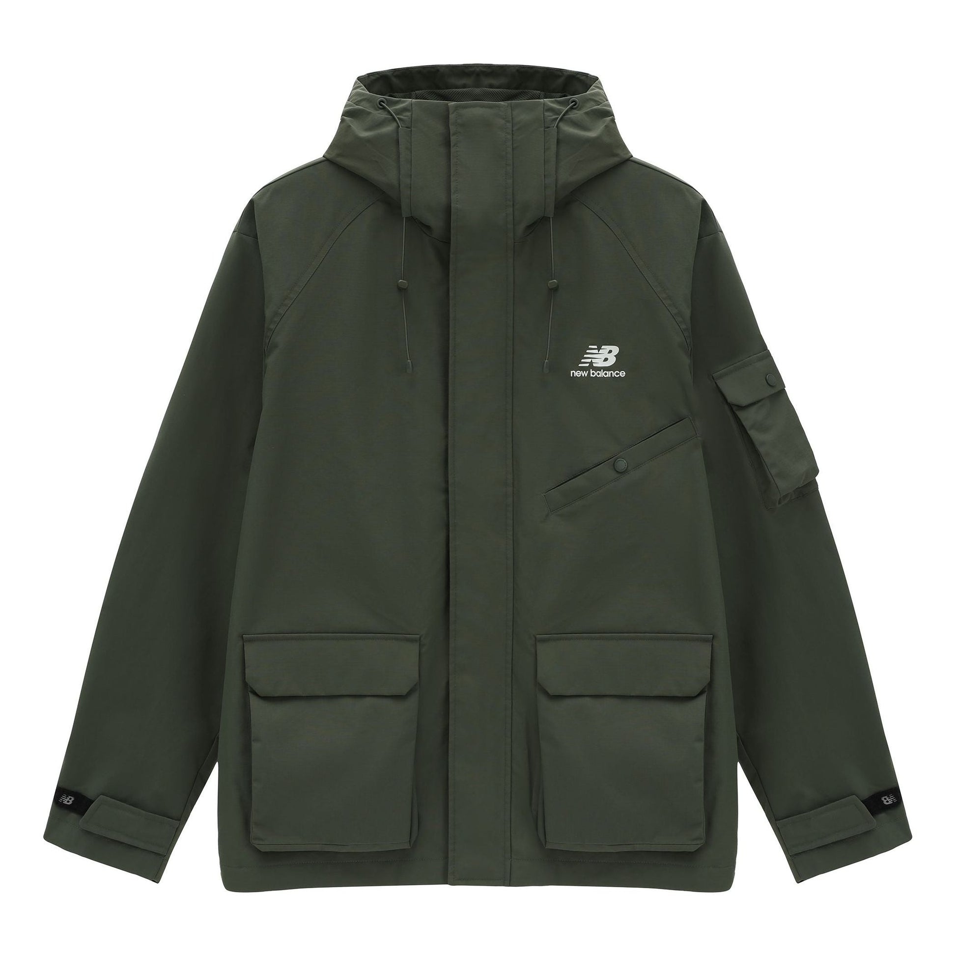 New Balance Trend Hooded Jacket Asia Sizing 'Military Green' AMJ31320-DON