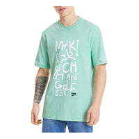 PUMA Casual Printing Short Sleeve Green 597337-32