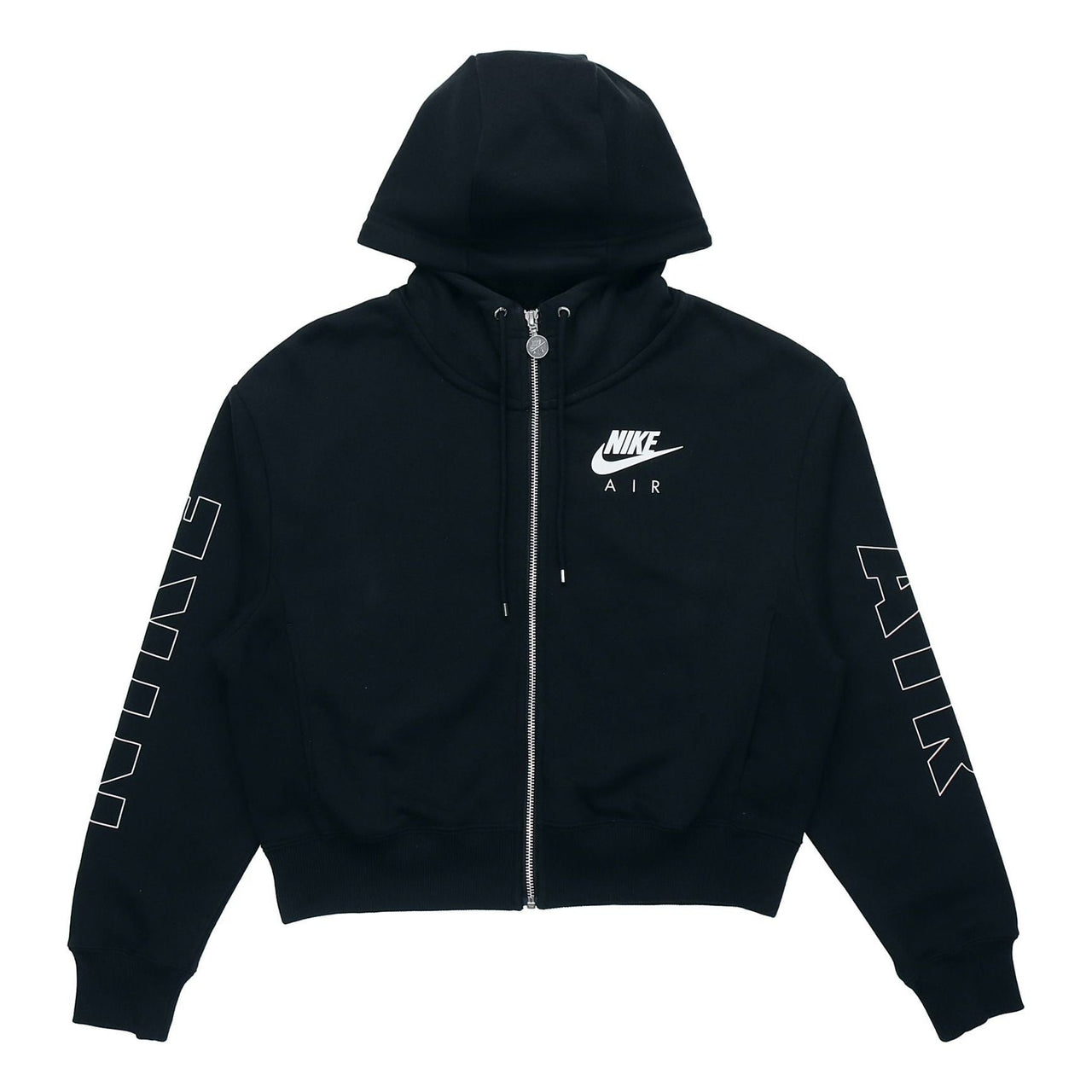 (WMNS) AS W Nike Sportswear Air Hoodie FZ FLC BB Black CJ3043-010