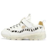 (GS) Skechers Ice D'lites 'White Gold' 317006L-WGD