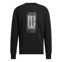 adidas Wuji Series Sportswear Fashion Crew Neck Pullover 'Black' HN8968