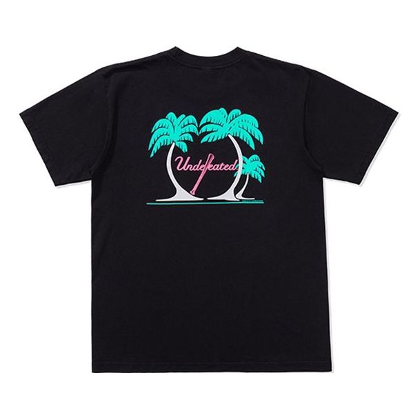 UNDEFEATED Back Printing Short Sleeve Unisex Black 80085