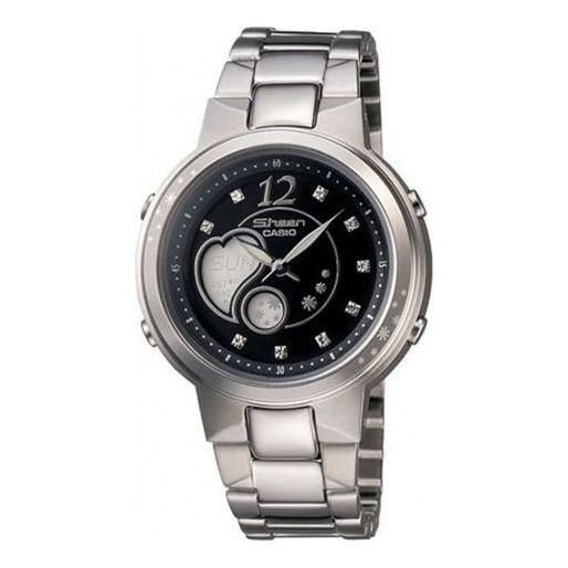 CASIO SHEEN Series Vintage Business Waterproofes Stainless Steel Strap Black Analog SHN-6003SP-1A