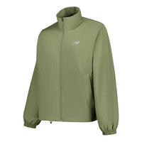 (WMNS) New Balance Athletics Packable Jacket Asia Sizing 'Dark Olivine' WJ41553-DEK