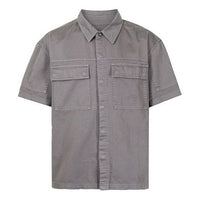 A-COLD-WALL* Boxy-fit Cotton Shirt 'Grey' ACWMSH031-FLINT
