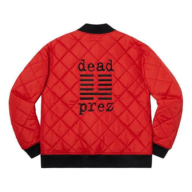 Supreme FW19 Week 15 x Dead Prez Quilted Work Jacket SUP-FW19-10777