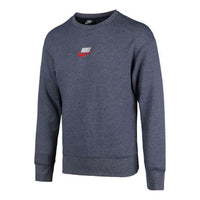 Nike Sportswear Heritage Small Logo Round Neck Pullover Blue 928428-410