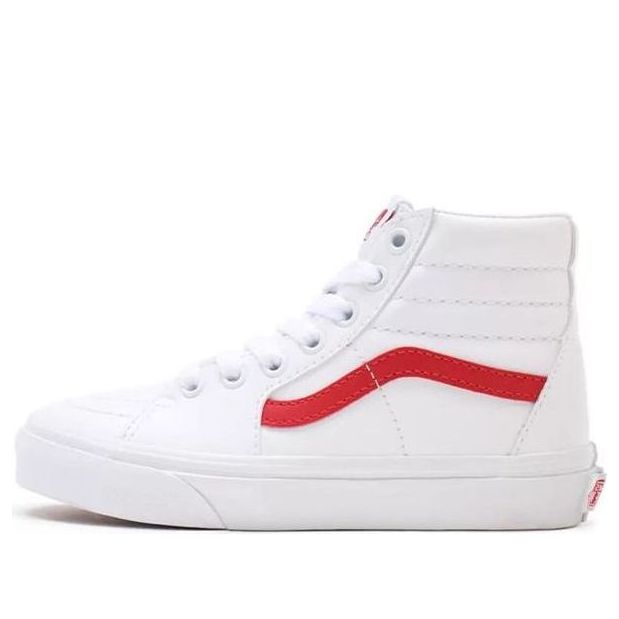 (PS) Vans SK8-Hi 'White Red' VN000D5F9AN