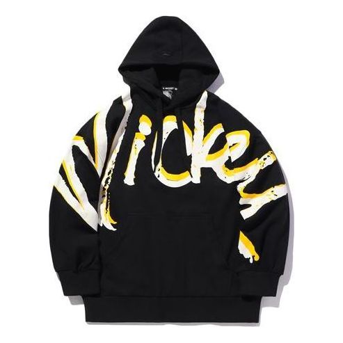 (WMNS) Li-Ning x Disney Mickey Crossover Loose Pullover 'Black White' AWDQ398-2