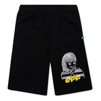 Off-White SS20 Mens Loose Black Disrupted Font Sweat OMCI006S20E300081088