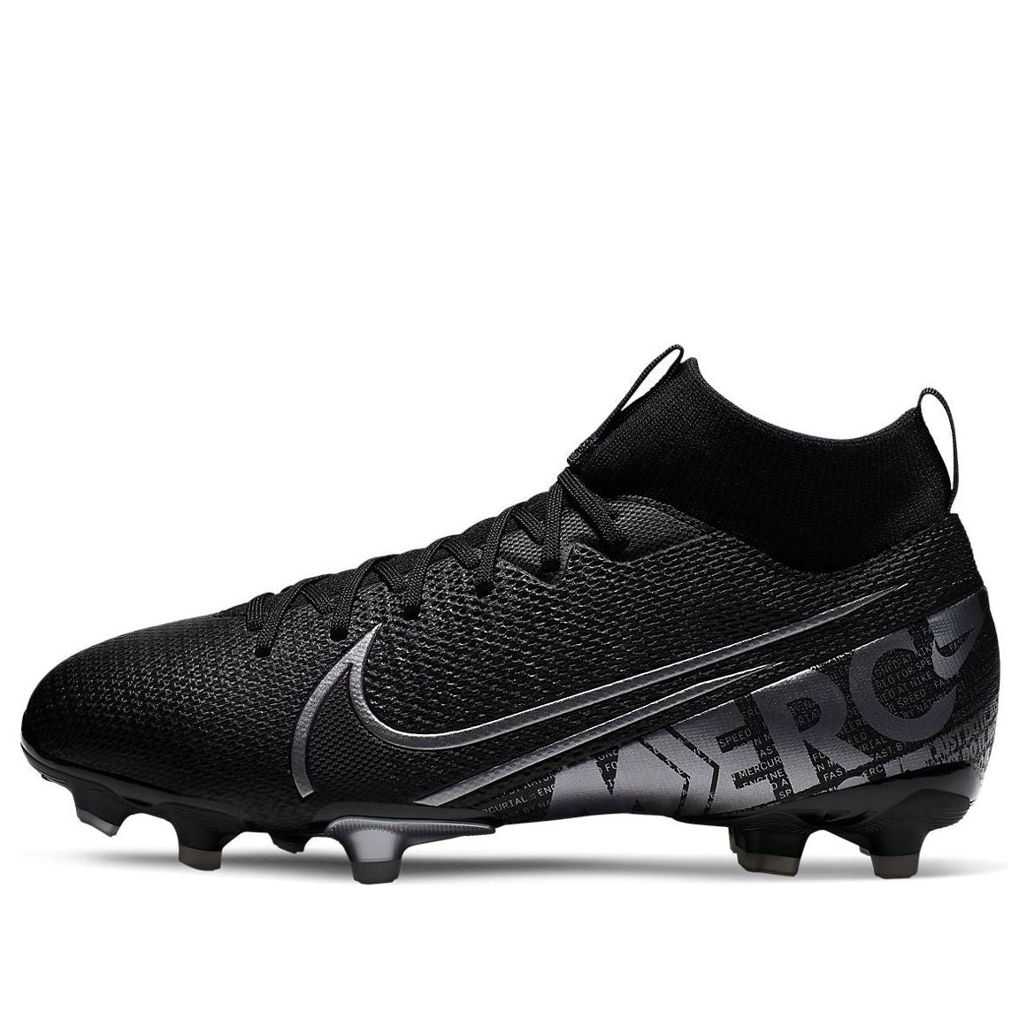 (GS) Nike JR Mercurial Superfly 7 Academy FG/MG 'Black Grey' AT8120-001