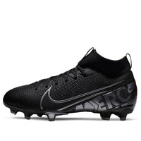 (GS) Nike JR Mercurial Superfly 7 Academy FG/MG 'Black Grey' AT8120-001