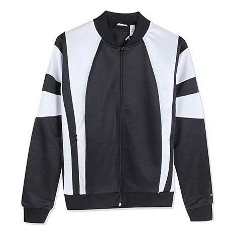 (WMNS) adidas originals Casual Colorblock Sports Jacket Black CD6888