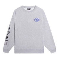 Li-Ning BadFive Graphic Sweatshirt 'Grey' AWDSC01-1