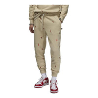 Air Jordan Essentials Holiday Sweatpants All Over Print 'Beige' DV9391-206