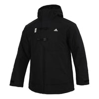 adidas Sports Hooded Zip Jacket 'Black' GN7380