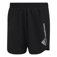 Men's adidas Logo Printing Straight Solid Color Shorts Black H58578