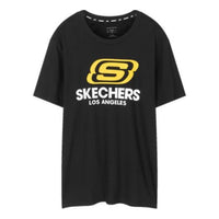 Men's Skechers Round Neck Short Sleeve Black L220M152-0018
