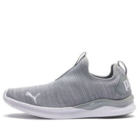 (WMNS) PUMA Ignite Flash Slip Low Top Running Shoes Grey 192271-01