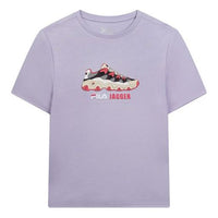 (WMNS) FILA Jagger Shoe Printing Short Sleeve Purple F11W028141F-VT