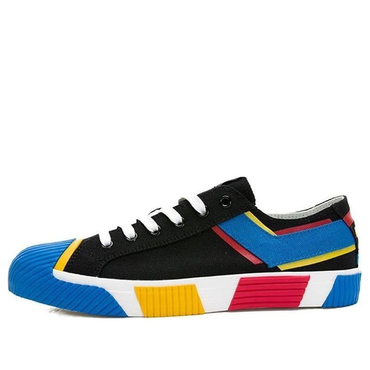 PONY Classic Canvas Shoes Black/Blue 02M1SH18BK
