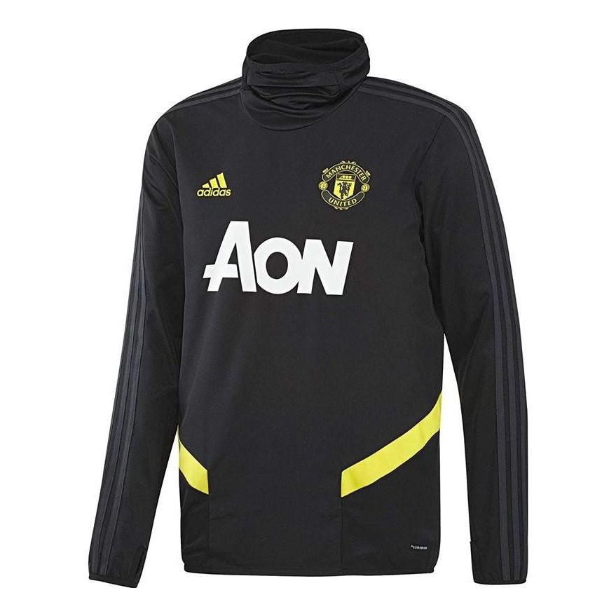 adidas Manchester United FC 19/20 Training Top Asia Sizing 'Black' DX9032