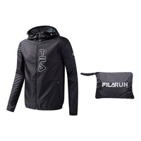 Men's FILA Storage Simple Running Woven Black Jacket A11M032701FBK