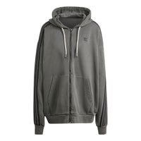 (WMNS) adidas Adilenium Oversized Full-Zip Hoodie Asia Sizing 'Grey' IV9334