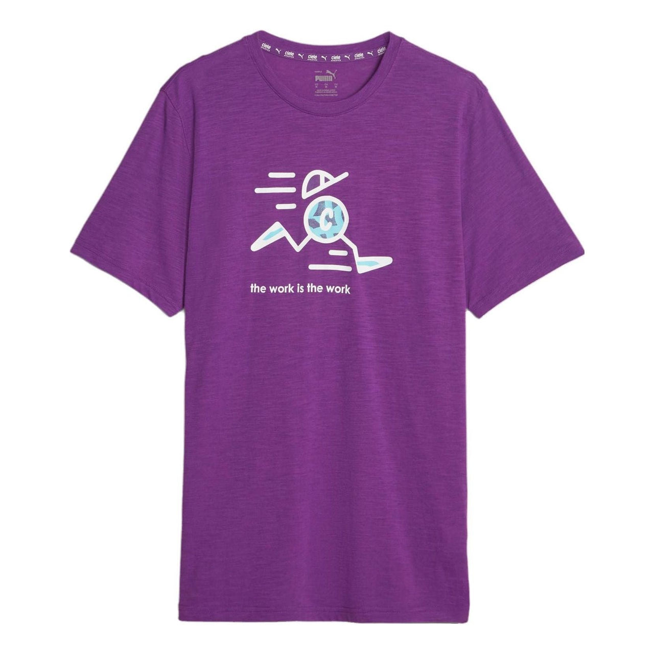 PUMA x CIELE The Work is the Work Running Tee 'Purple' 523980-28