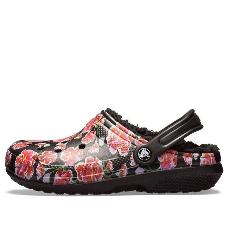 Crocs Classic Stay Warm Cozy Sports Unisex Black Red Sandals 'Black Red' 205324-643