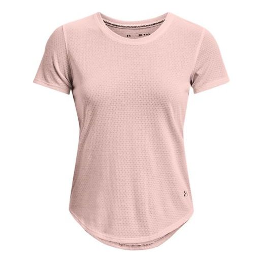 (WMNS) Under Armour Streaker Causual T-Shirts 'Pink' 1361371-685