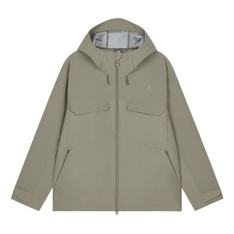 New Balance Running Jacket Asia Sizing 'Beige Green' 5AD38641-DB