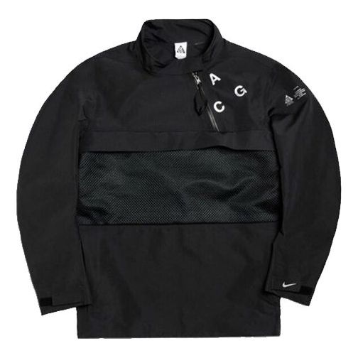 Nike ACG Pull-Over Athleisure Casual Sports Stand Collar Jacket Black 914477-010