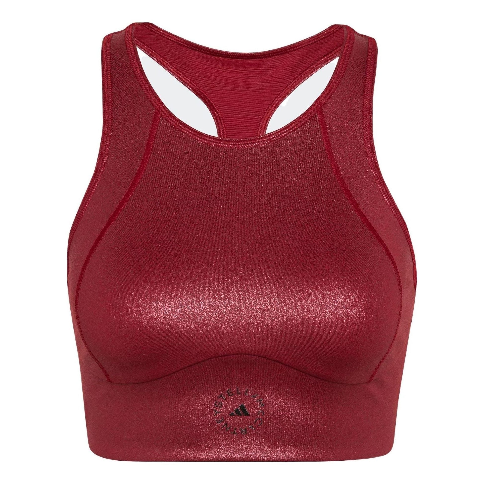 (WMNS) adidas by Stella McCartney Shiny Training Crop Top Asia Sizing 'Copper' HI1940