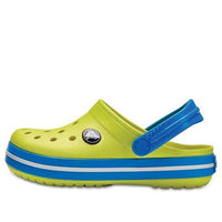 (GS) Crocs Crocband Round Toe Clogs 'Yellow Blue' 204537-73E