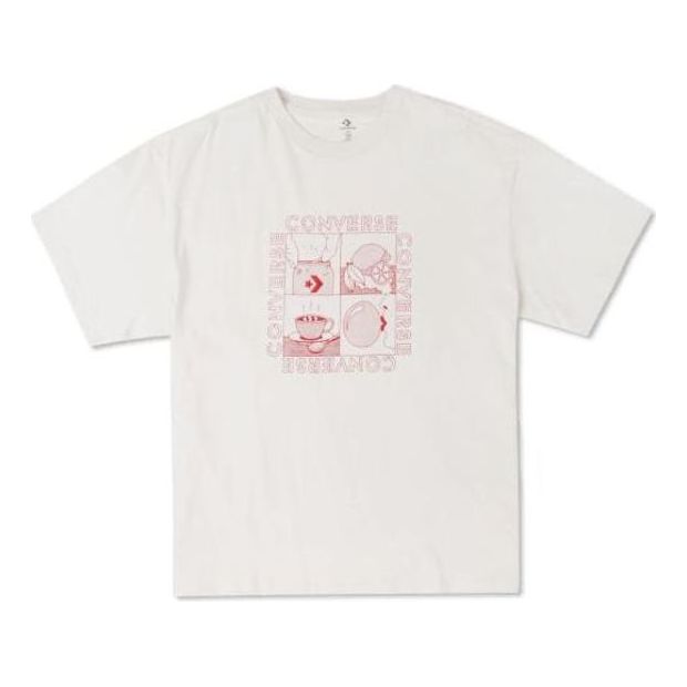 Converse Sensory Graphic T-Shirt Asia Sizing 'White' 10024612-A03