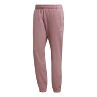 Men's adidas originals Logo Label Solid Color Pocket Bundle Feet Sports Pants/Trousers/Joggers Japanese Version Pink HC4535