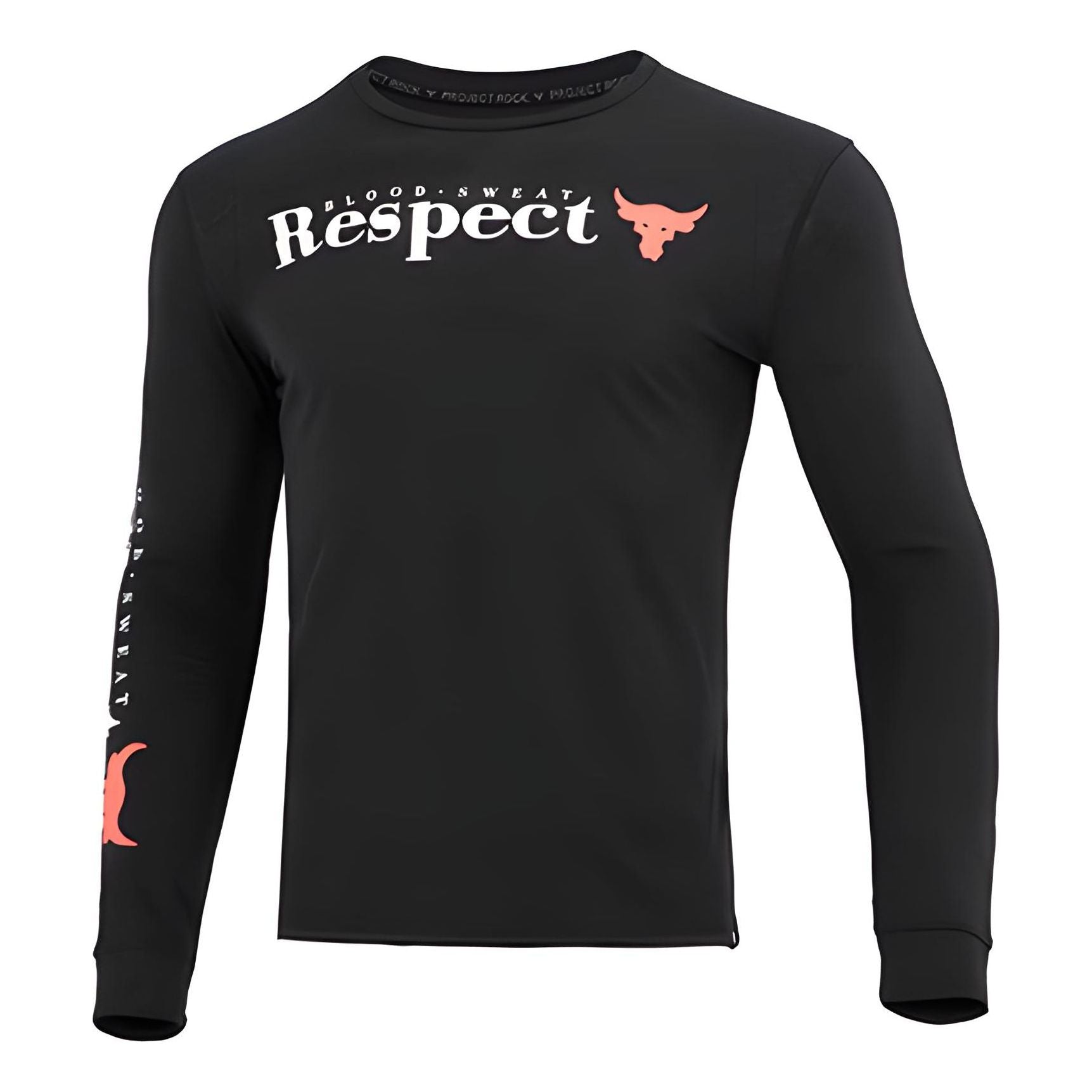 Under Armour Project Rock Respect Long Sleeve T-shirt 'Black' 1373761-001