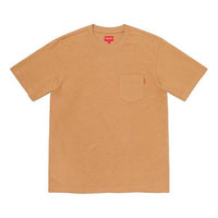 Supreme SS20 Week 1 S/S Pocket Tee Basic Short Sleeve Unisex Light Brown SUP-SS20-140