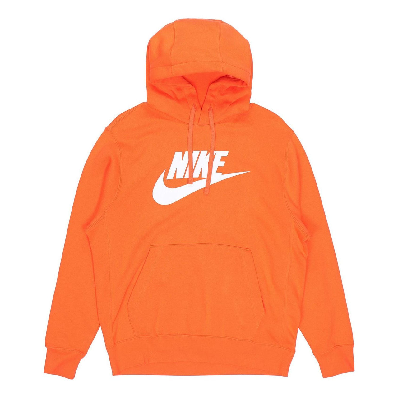Nike Sportswear Club Fleece Sports Printing Pullover Orange BV2974-837