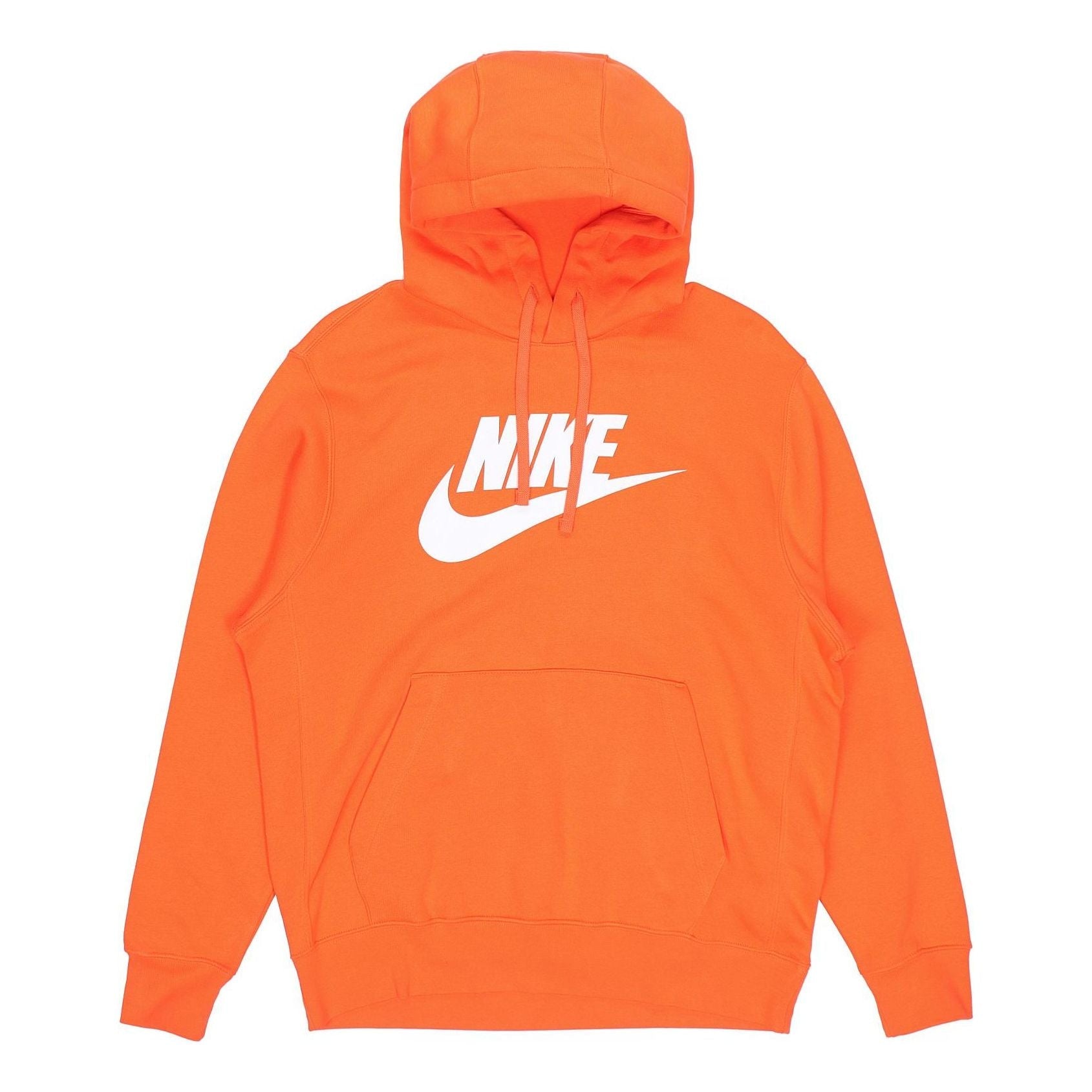 Nike Sportswear Club Fleece Sports Printing Pullover Orange BV2974-837