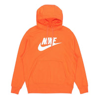 Nike Sportswear Club Fleece Sports Printing Pullover Orange BV2974-837