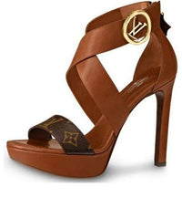 (WMNS) LOUIS VUITTON LV Horizon Platform Cross 'Brown' 1A5BZ9