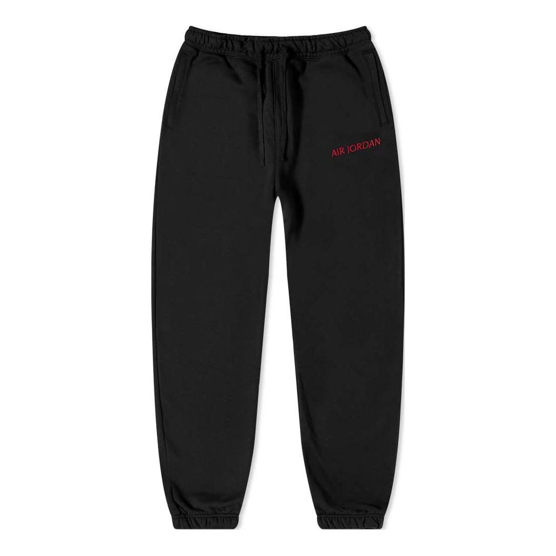 (WMNS) Air Jordan Woodwork Sweatpants 'Black' DQ4651-010