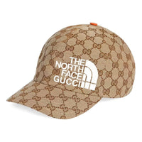 Gucci x The North Face Original GG Canvas with Web Baseball Hat 'Beige Ebony' 672155-4HAJR-9776