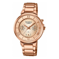 CASIO SHEEN Series Quartz Fashion Watch Rose Gold Analog SHE-3040GJ-9AJF